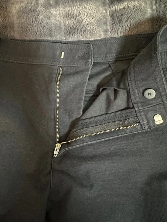 Uniqlo Women’s Jersey Barrel Leg Pants in Navy, Size XL - Picture 5 of 12